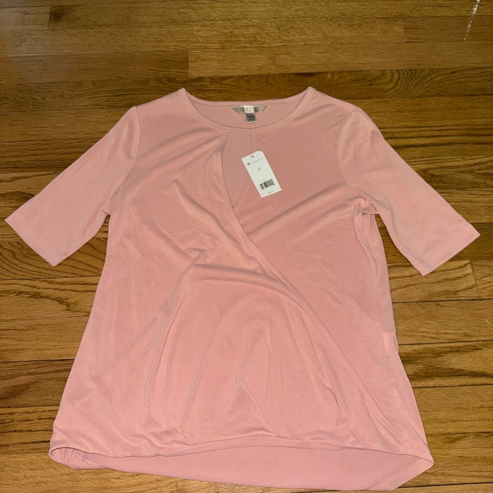 Banana Republic Soft Pink Short Sleeve Tee